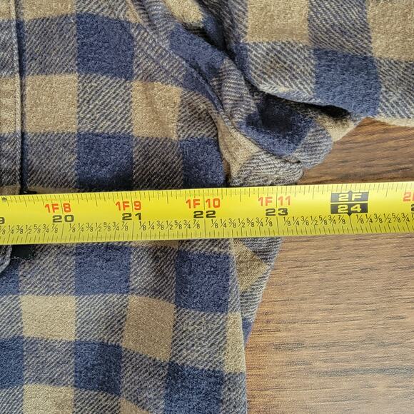 Walls Flannel Heavyweight 100% Cotton Shirt Men L Workwear Workstyle Cowboy Work - Picture 4 of 8